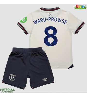 West Ham United James Ward-Prowse #8 Bortaställ Barn 2025-26 Kortärmad (+ Korta byxor)